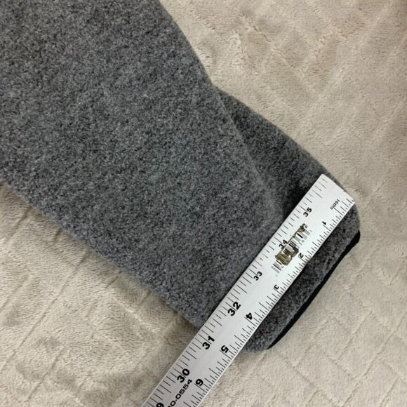 The North Face Youth L 14/16 Fleece Sweatshirt Two Tone Gray Full Zip Logo - Picture 15 of 16